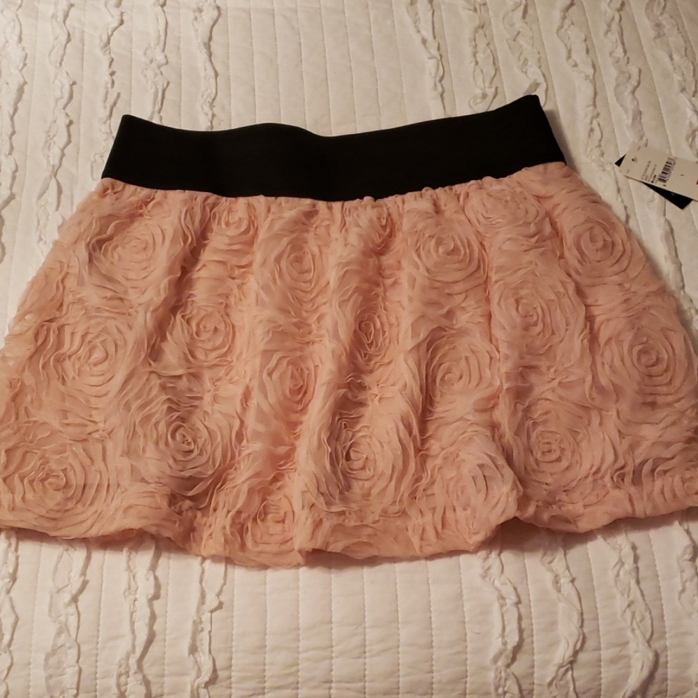 Unique blush skirt
